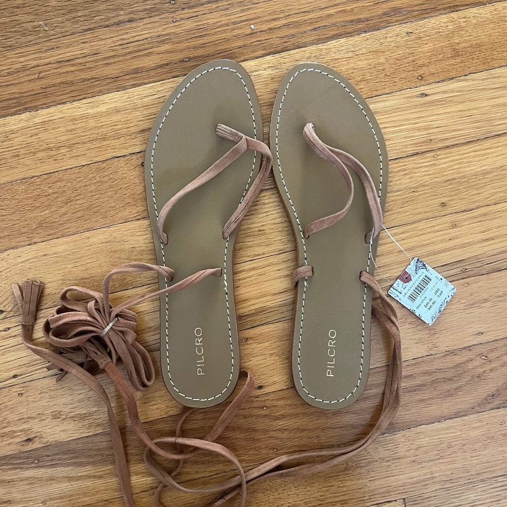 Anthropologie Leather Sandal by Pilco Size 11
